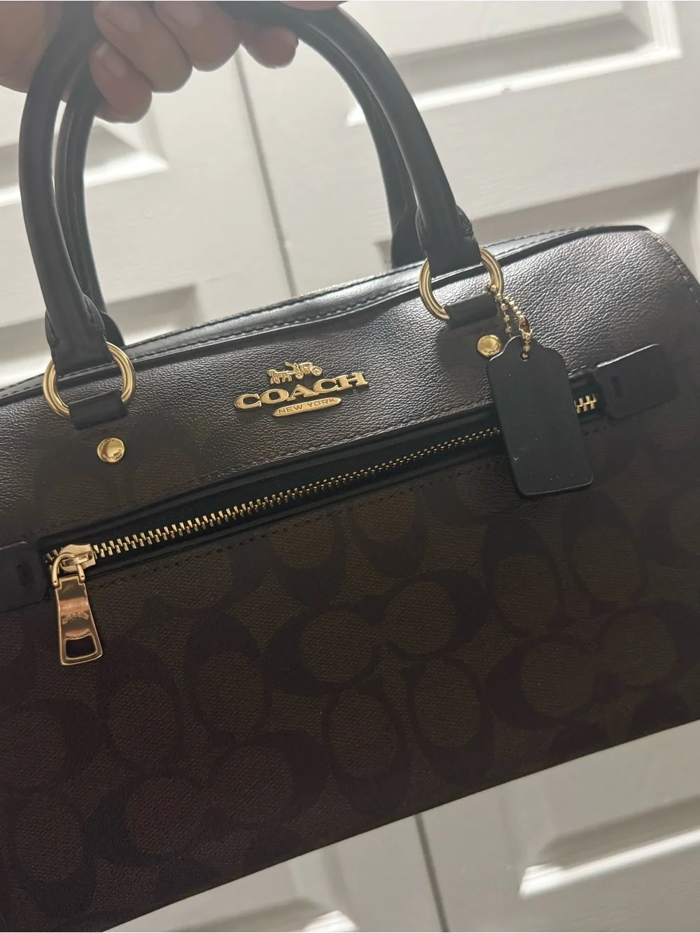 Coach compact satchel